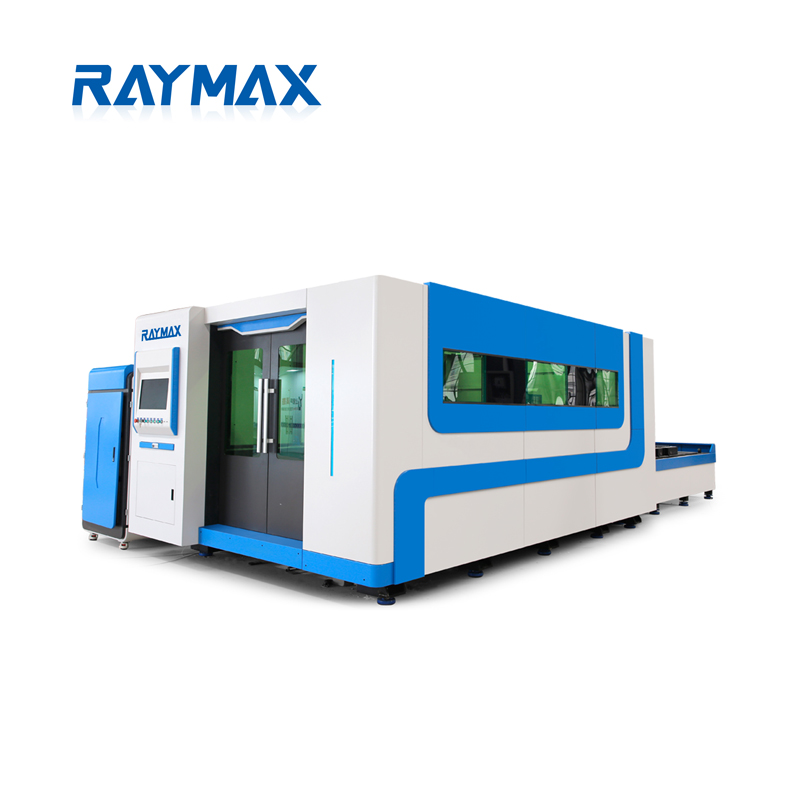 Maseya Veguheztinê CNC Fiber Laser Machine Cutting with Cover